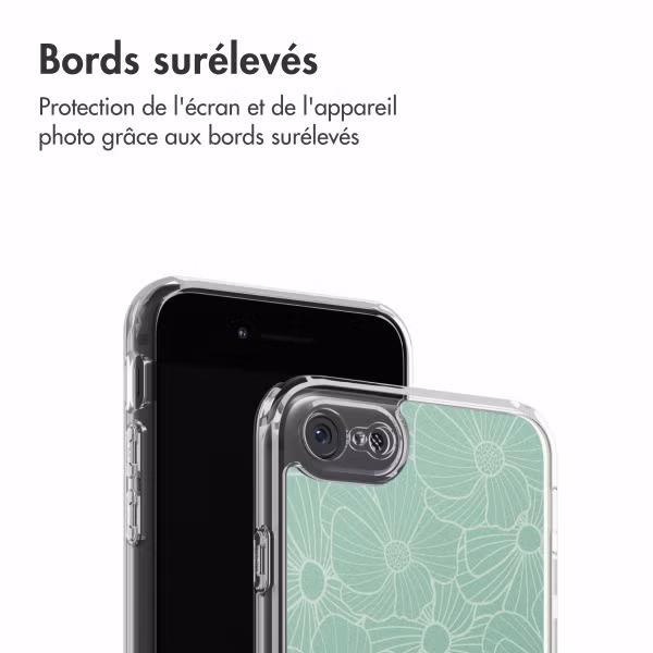 imoshion Coque Design Apple iPhone SE (2022 / 2020) / 8 / 7 - Botanica