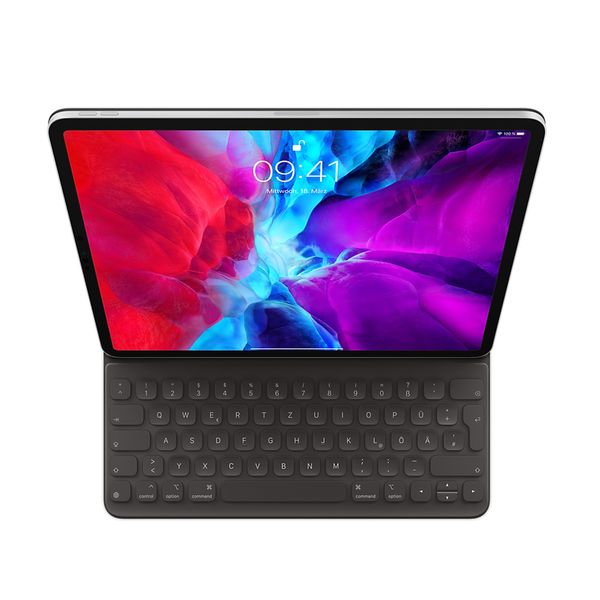 Apple Smart Folio Keyboard Apple iPad Air 13 pouces (2025) M3 / (2024) M2 / iPad Pro 12.9 (2018/2020/2021/2022) - qwertz - Noir