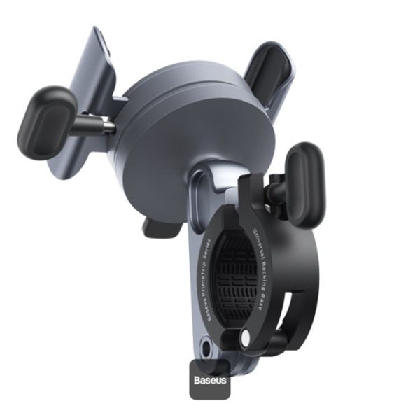 Baseus Support de Téléphone PrimeTrip vélo/moto/scooter - Magnétique - Universel - Cosmic Black