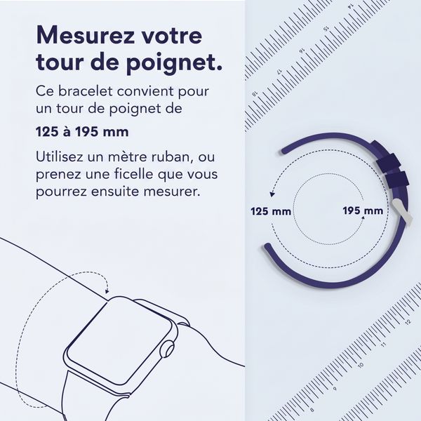Apple Bracelet en nylon tressé Apple Watch | 38/40/41/42 mm - Red