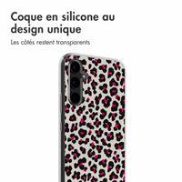 imoshion Coque Design Samsung Galaxy A34 (5G) - Leopard Pink