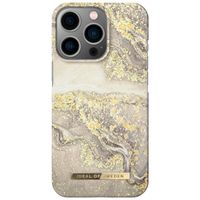 iDeal of Sweden Coque Fashion Apple iPhone 13 Pro - Sparkle Greige Marble