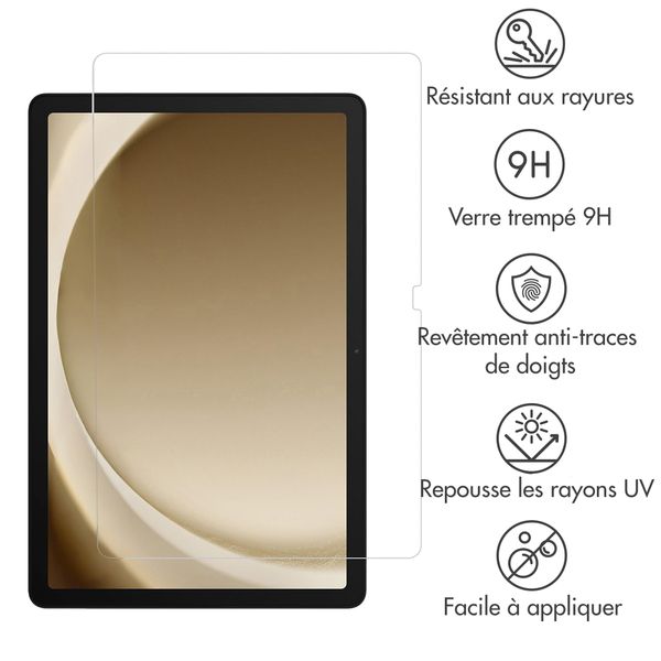imoshion Protection d'écran en verre trempé Samsung Galaxy Tab A11 Plus / A9 Plus