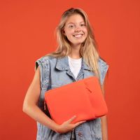 imoshion Pochette ordinateur avec compartiment 14 pouces - Apricot Crush Orange