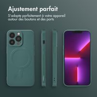 imoshion Coque Couleur avec MagSafe Apple iPhone 13 Pro - Vert foncé
