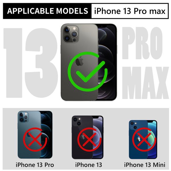 Redpepper Coque imperméable Dot Plus Apple iPhone 13 Pro Max - Noir