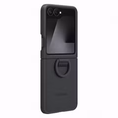 Samsung Original Coque en silicone Ring Samsung Galaxy Z Flip 6 / Flip 7 FE - Black