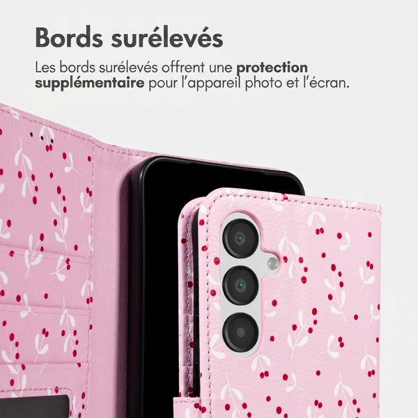 imoshion Étui de télephone portefeuille Design Samsung Galaxy A16 - Blush Berries