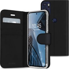 Accezz Étui de télephone Wallet Motorola Moto G60s - Noir