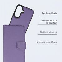 imoshion Étui portefeuille luxe 2-en-1 amovible Samsung Galaxy A37 (5G) - Violet