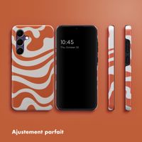 Selencia Coque arrière Vivid Tough Galaxy S24 FE - Dream Swirl Orange