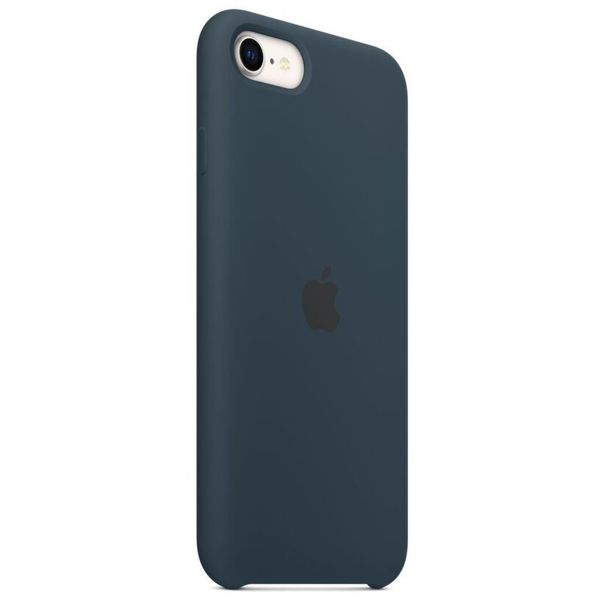 Apple Coque en silicone Apple iPhone SE (2022 / 2020) / 8 / 7 - Abyss Blue