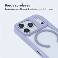 imoshion Bookcase transparente avec MagSafe Apple iPhone 17 Pro Max - Lilas