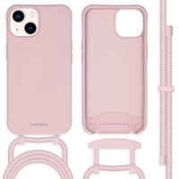 imoshion Coque de couleur avec cordon amovible iPhone 14 - Rose