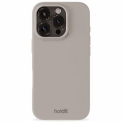 Holdit Coque Silicone Apple iPhone 16 Pro Max - Taupe