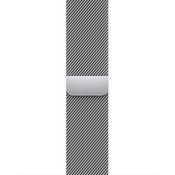 Apple ﻿Bracelet à boucle Milanais Apple Watch Series 1 t/m 9 / SE (38/40/41 mm) | Series 10 / 11 (42 mm) - Silver
