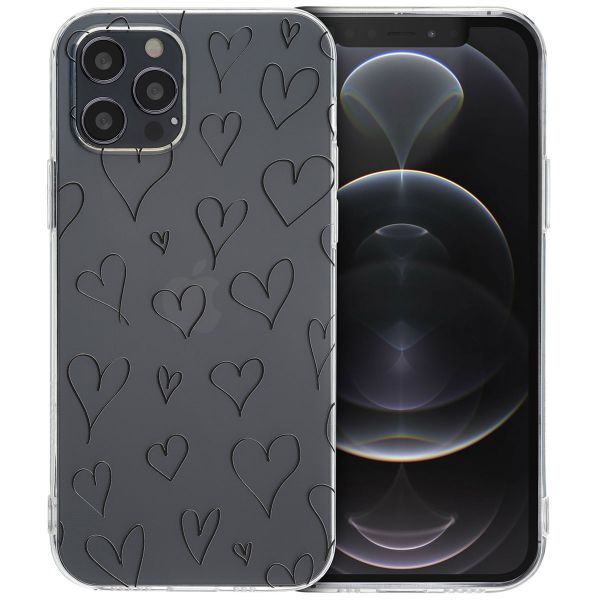 imoshion Coque Design Apple iPhone 12 (Pro) - Hearts