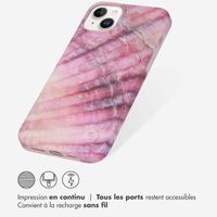 Selencia Aurora Coque Fashion iPhone 14 Plus - ﻿Coque durable - 100 % recyclée - Ocean Shell Purple