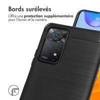 imoshion Coque Brushed Xiaomi Redmi Note 11 Pro - Noir