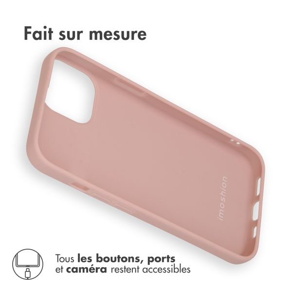 imoshion Coque Couleur iPhone 14 - Dusty Pink