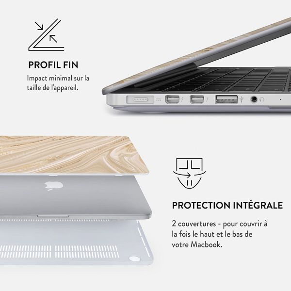 Burga Coque Rigide MacBook Pro 14 pouces (2021 / 2023 M3 chip / 2024 M4 chip) - A2442 / A2779 / A2918 / A3112 / A3185 / A3401 - Full Glam