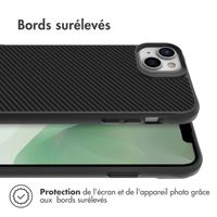 imoshion Rugged Hybrid Carbon Case iPhone 14 Plus - Noir