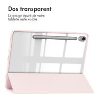 imoshion Coque tablette rigide Trifold Samsung Galaxy Tab S9 11.0 pouces - Rose