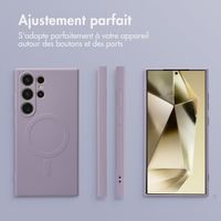 imoshion Coque Couleur avec MagSafe Samsung Galaxy S24 Ultra - Lila