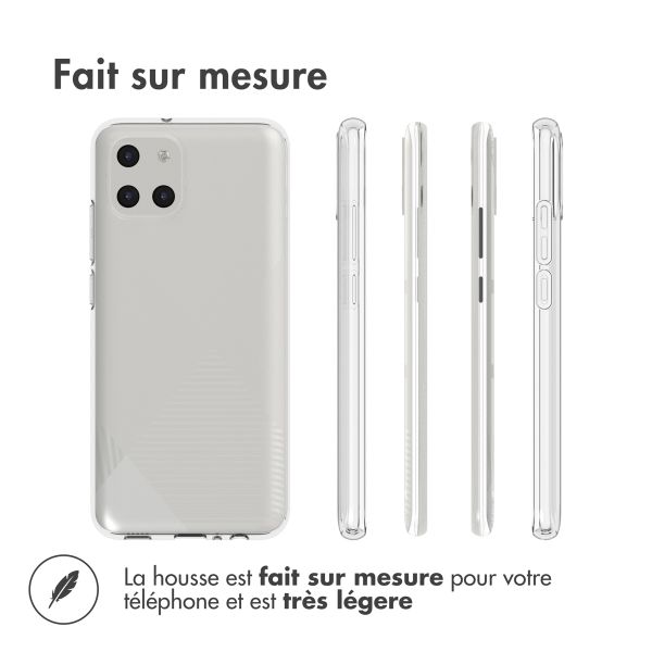 Accezz Coque Clear Samsung Galaxy A03 - Transparent