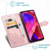 imoshion Etui de télephone Mandala Oppo A74 (5G) / A54 (5G) - Rose Doré