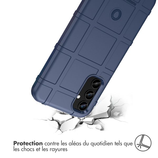 imoshion Coque Rugged Shield Samsung Galaxy A25 (5G) - Bleu foncé