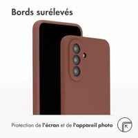 Accezz Coque Liquid Silicone Samsung Galaxy A37 (5G) - New Tea Brown