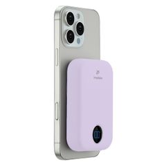 imoshion Batterie externe MagSafe - 10.000 mAh - Batterie externe sans fil - Lilac