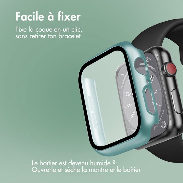 imoshion Coque rigide à couverture complète Apple Watch 4 / 5 / 6 / SE - 40 mm - Vert foncé
