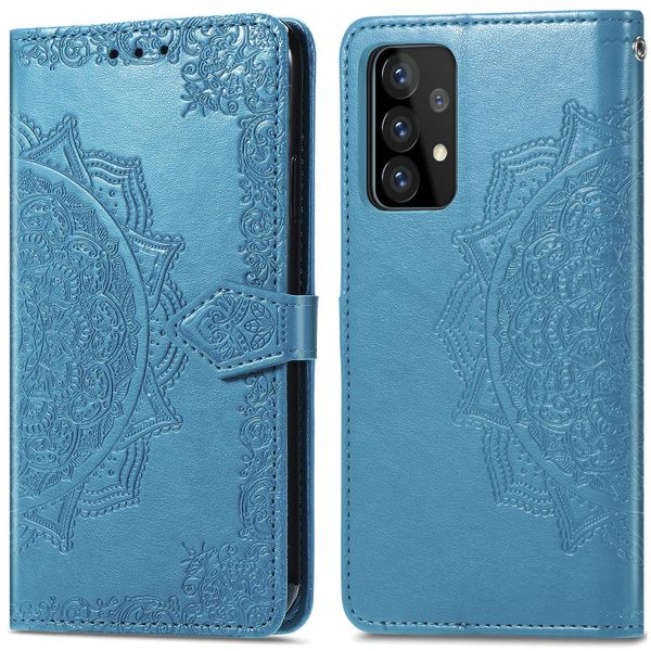imoshion Etui de télephone Mandala Samsung Galaxy A52(s) (5G/4G) - Turquoise