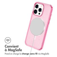 imoshion Coque Sparkle avec MagSafe iPhone 15 Pro - Rose