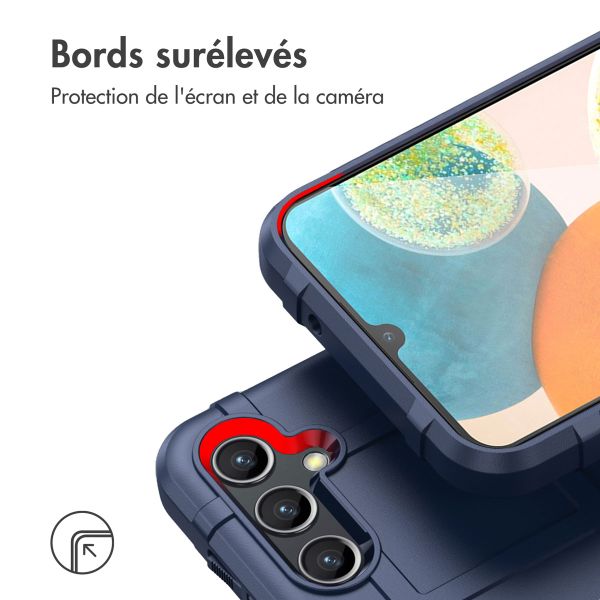 imoshion Coque Arrière Rugged Shield Samsung Galaxy A14 (5G/4G) - Bleu foncé