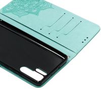 Etui de téléphone portefeuille Huawei P30 Pro - Menthe verte