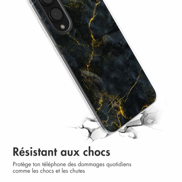 imoshion Coque Design Samsung Galaxy S25 Edge - Black Marble