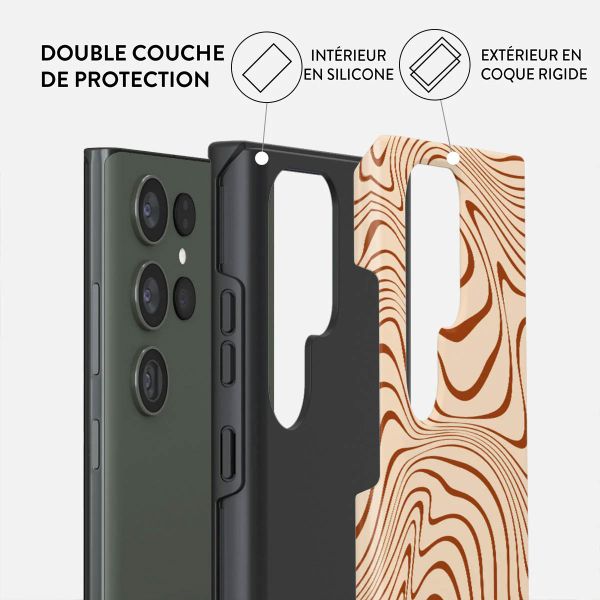 Burga Coque arrière Tough Samsung Galaxy S23 Ultra - Déjà Vu