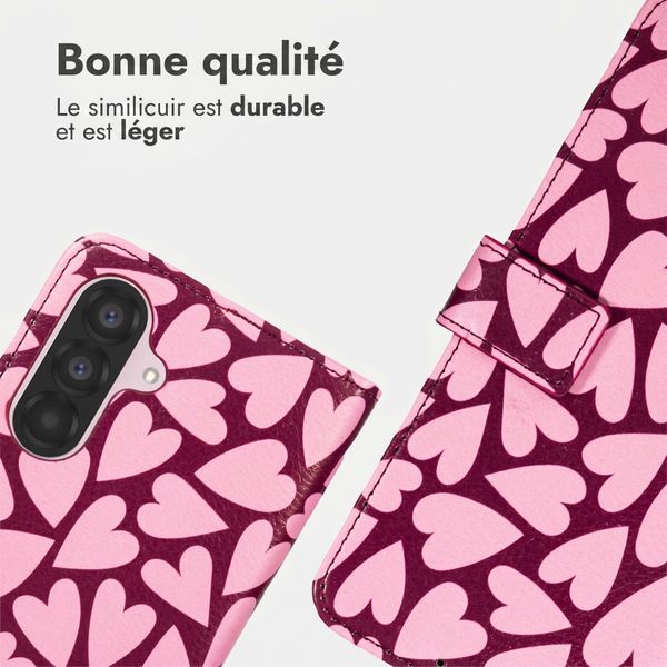 imoshion Étui de télephone portefeuille Design Samsung Galaxy A17 (5G) / (4G) - Hearty Blush
