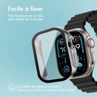 imoshion Coque rigide brillante à couverture complète Apple Watch Ultra / Ultra 2 / Ultra 3 - 49 mm - Argent