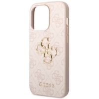 Guess Coque 4G Metal Logo Backcover iPhone 14 Pro Max - Rose