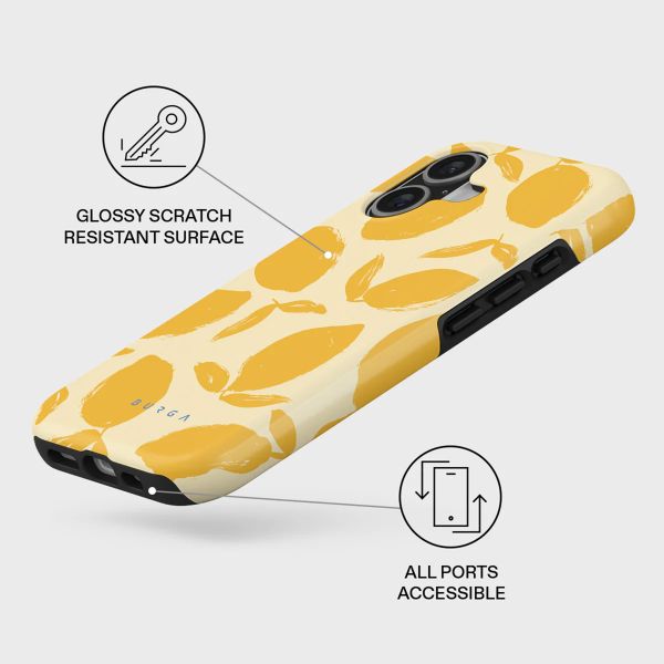 Burga Coque Tough MagSafe Apple iPhone 17 - Lemon Tart