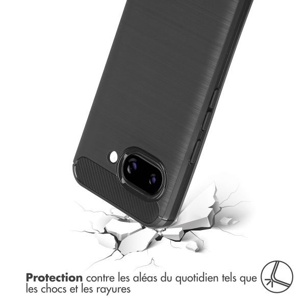 imoshion Coque Brushed Google Pixel 9A - Noir