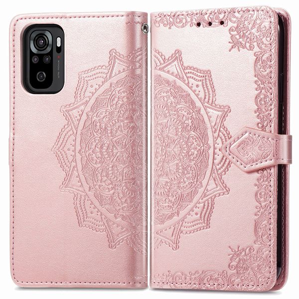 imoshion Etui de téléphone Mandala Xiaomi Redmi Note 10 (4G) / Note 10S - Rose