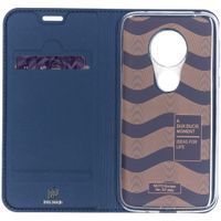 Dux Ducis Étui de téléphone Slim Motorola Moto G7 Play - Blue foncé