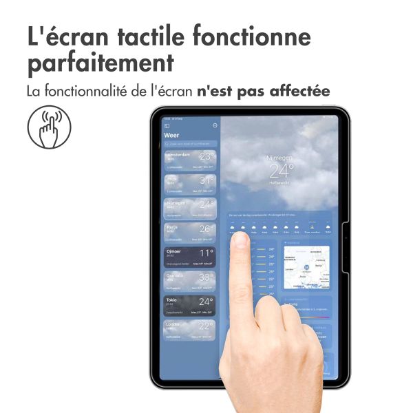 imoshion Protection d'écran en verre trempé iPad Pro 11 (2024) M4 - Transparent