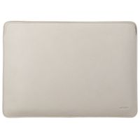 Accezz Leather Pochette ordinateur le Apple MacBook 13 pouces - Beige