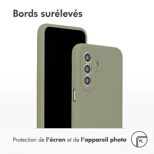 Accezz Coque Liquid Silicone Samsung Galaxy A27 (5G) - Cooper Green